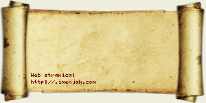 Jovana Vejnović vizit kartica